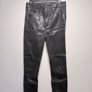 GAP Shiny Black Straight Leg Jean - Vintage Slim Sky High 29/8